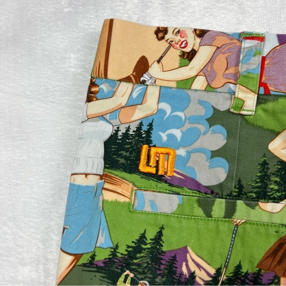 Loudmouth Golf AOP Shorts Mens 36 - Picture 3 of 6
